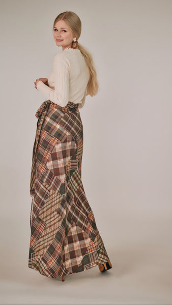 Wrap Skirt - Multi Plaid