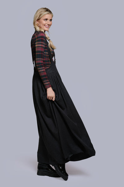 Printed Turtleneck-Plaid