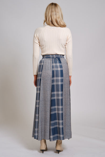 Panel Skirt-Combo Print