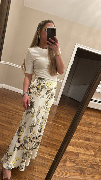 Printed Slip Skirt