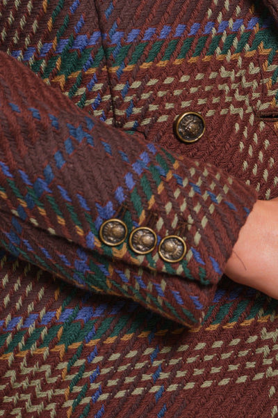 Boyfriend Blazer-Plaid