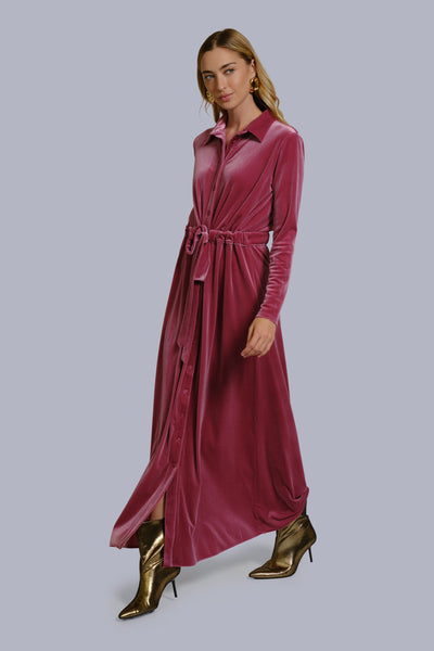 Velvet Shirtdress