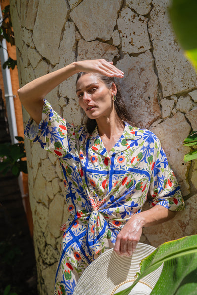 Printed Button Shirt