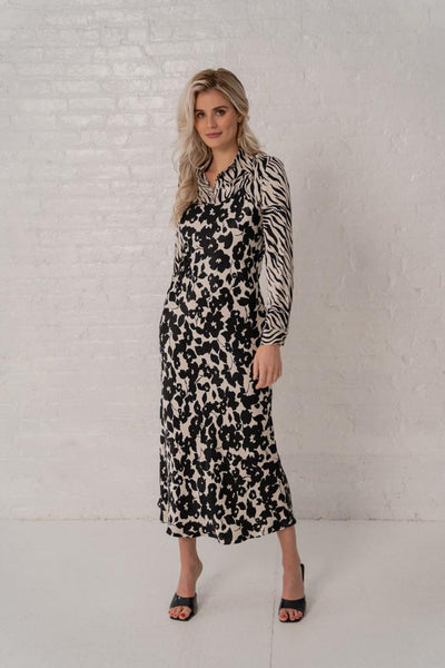 THIRD TIER Sleeveless Slip Dress