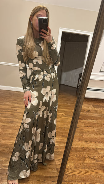 Printed Panel Skirt