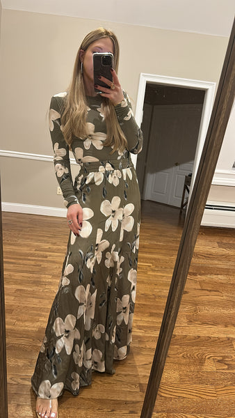Printed Panel Skirt