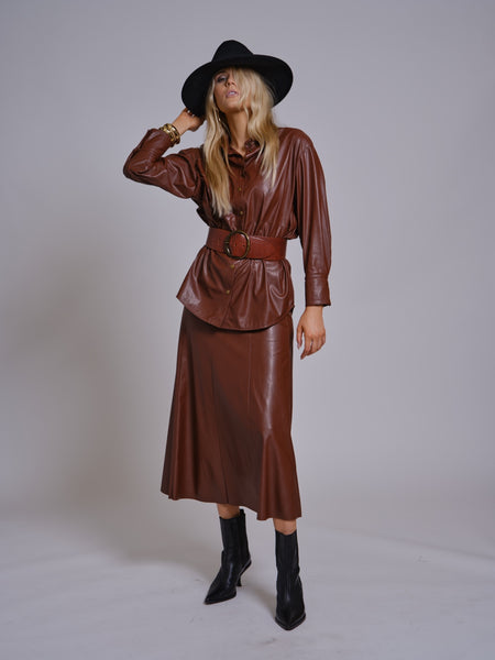 Leather Shacket