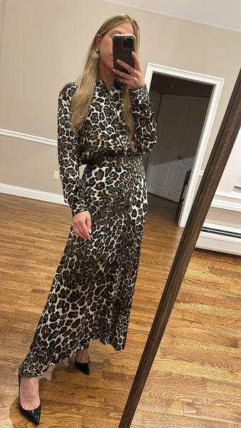 Femme Dress- Leopard print