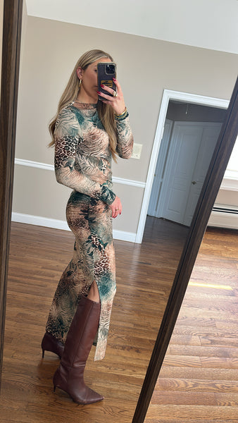 Bodycon Dress-AnimaFlora