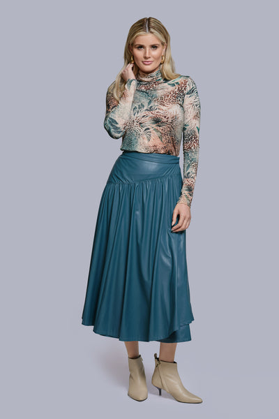 Printed Turtleneck - Animaflora