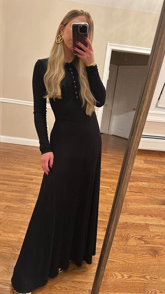 Ribbed Henley Dress