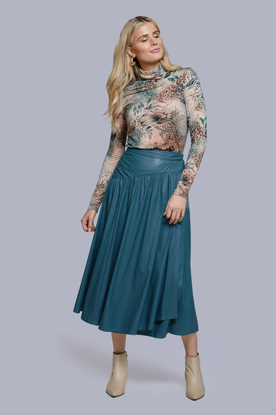 Printed Turtleneck - Animaflora