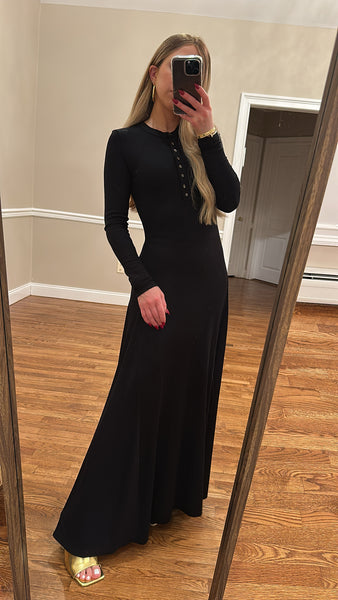 Ribbed Henley Dress