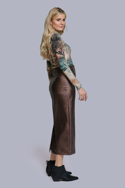 Printed Turtleneck - Animaflora