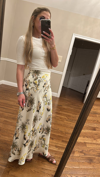 Printed Slip Skirt