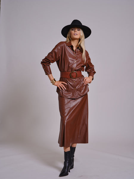 Leather Shacket