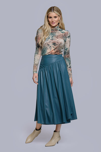 Printed Turtleneck - Animaflora