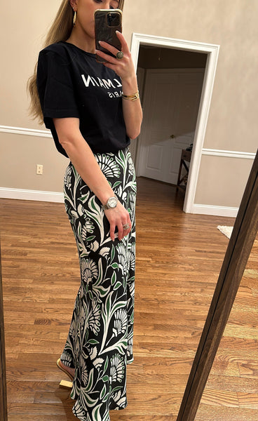 Printed Slip Skirt