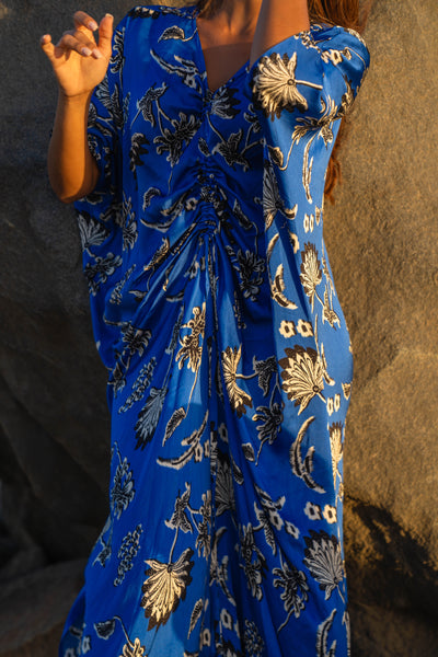 Drawstring Dress-Print