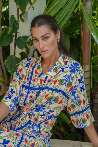 Printed Button Shirt