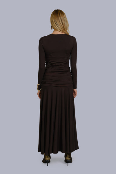 Drop-Waist Maxi Dress