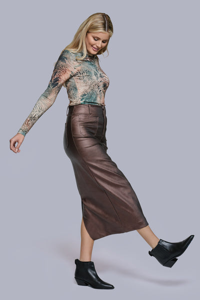 Printed Turtleneck - Animaflora