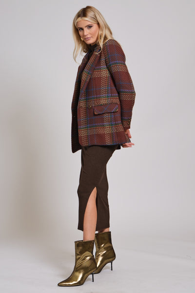 Boyfriend Blazer-Plaid