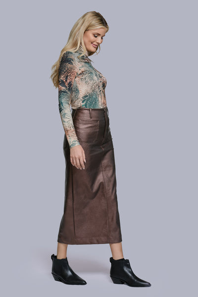 Printed Turtleneck - Animaflora