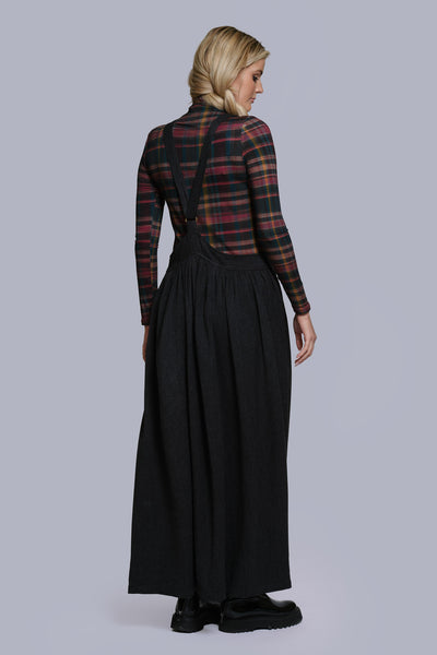 Printed Turtleneck-Plaid
