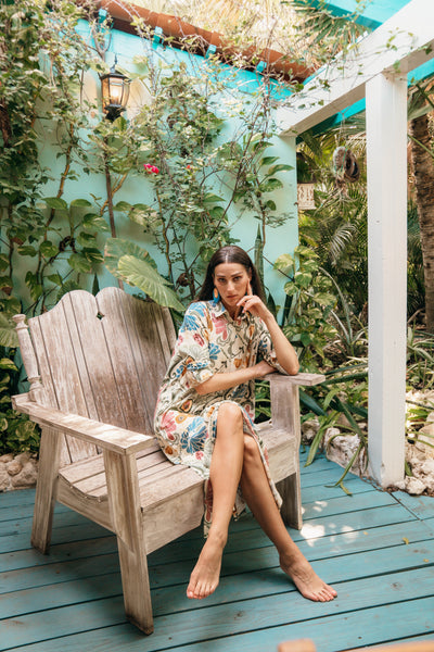 Third Shirt Dress-Print