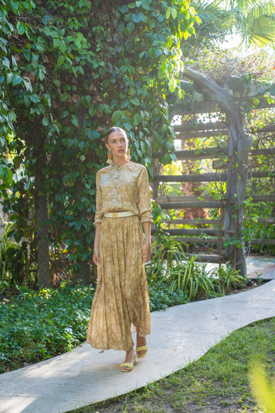 Tierd MAXI Skirt- Natural