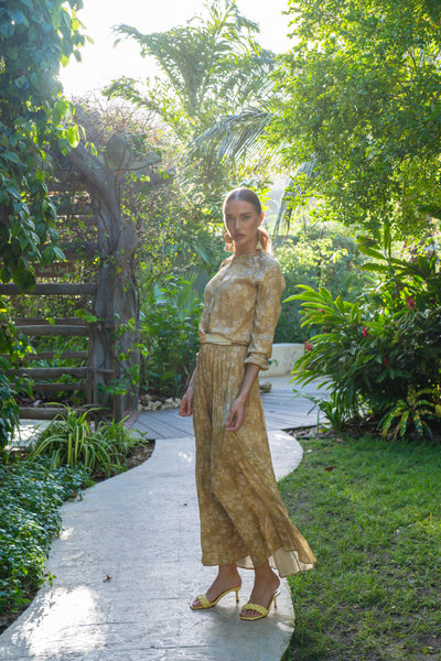 Tierd MAXI Skirt- Natural