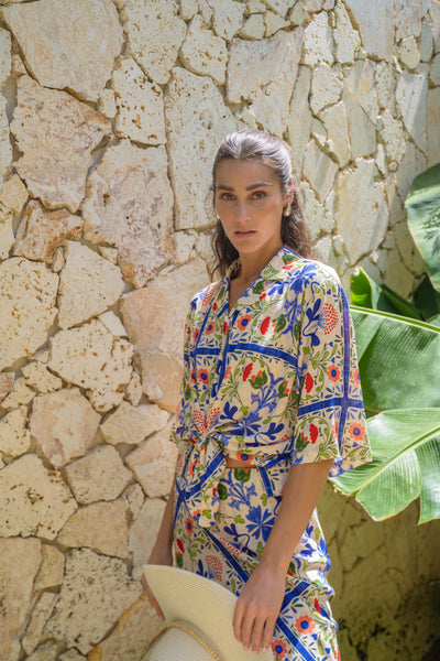 Printed Button Shirt