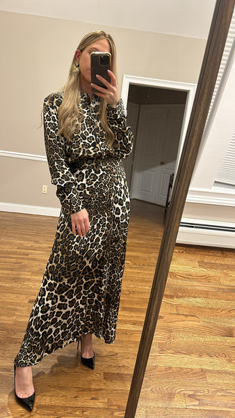 Femme Dress- Leopard print