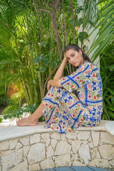 Printed Bias Skirt