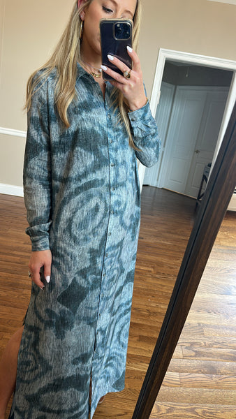 PRINT THIRD SHIRTDRESS