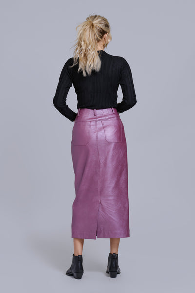 Leather Pencil Skirt
