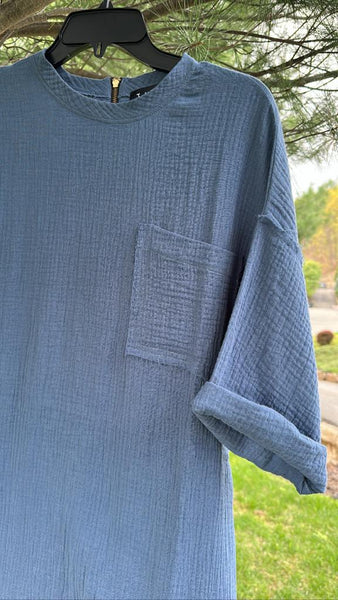 Gauze Pocket Dress