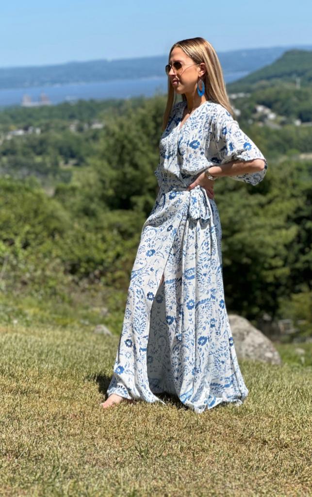 Santorini Wrap Dress – Third By Cee