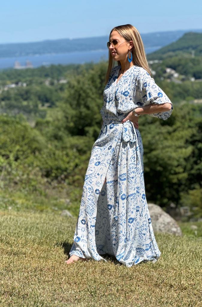 Santorini Wrap Dress Third By Cee Santorini Wrap Dress Third By Cee