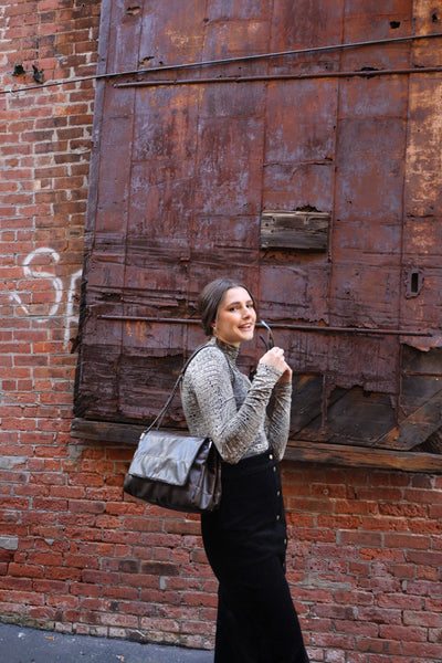 Printed Turtleneck - Snakeskin