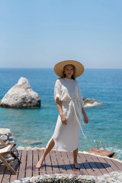 Gauze Pocket Dress