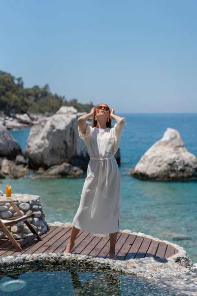 Gauze Pocket Dress