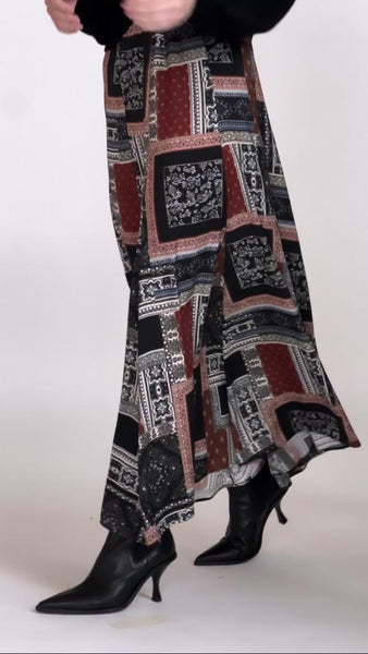 Panel Maxi Skirt - Patchwork