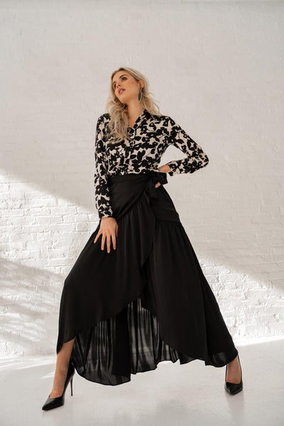 Silk Wrap Skirt