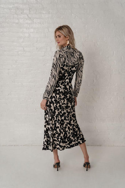 THIRD TIER Sleeveless Slip Dress
