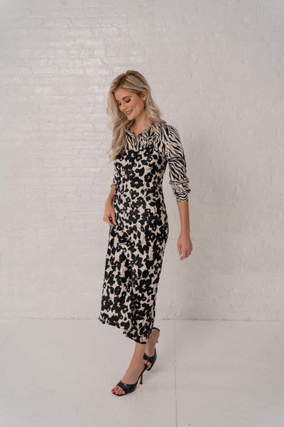 THIRD TIER Sleeveless Slip Dress