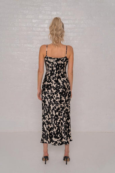 THIRD TIER Sleeveless Slip Dress