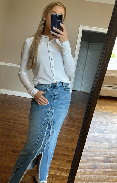 Ribbed Polo Shirt