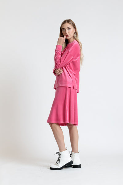 Velour Pocket Top